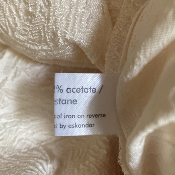 ESKANDAR NEIMAN MARCUS TEXTURED OPEN FRONT CARDIGAN SILK BLEND CARDIGAN - Picture 8 of 9